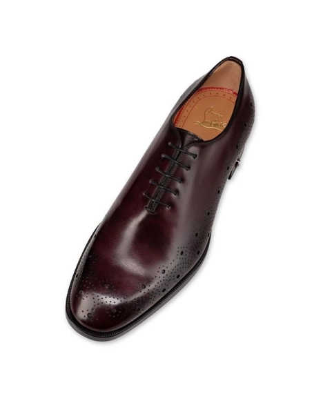 Christian Louboutin Oxford Corteobello Oxblood Calf Shoe