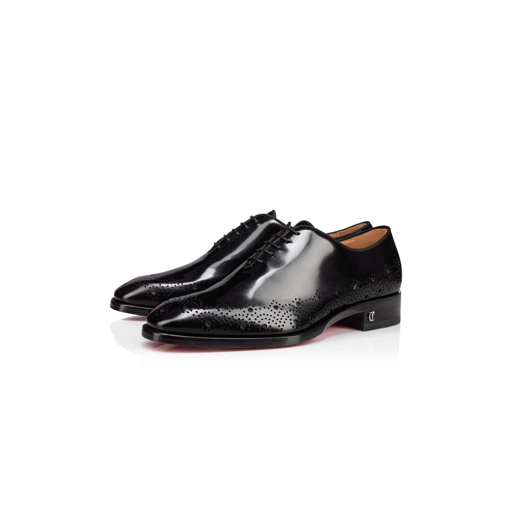 Christian Louboutin Oxford Corteobello Black Calf Shoe