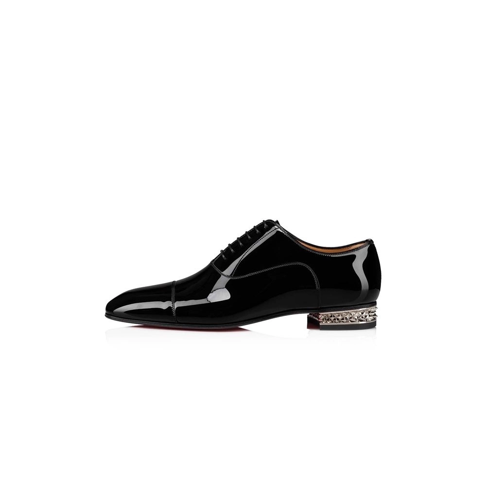Christian Louboutin Oxford Greggo Black Leather Shoe