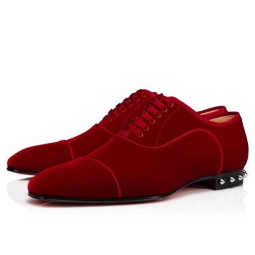 cheap Christian Louboutin Oxford So Greggo Loubi Red Shoe sale