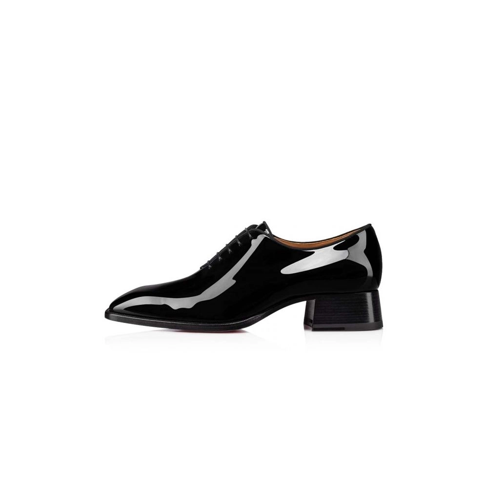 cheap Christian Louboutin Oxford Vatik Black Patent sale