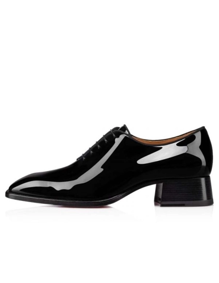 cheap Christian Louboutin Oxford Vatik Black Patent sale