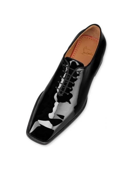 cheap Christian Louboutin Oxford Vatik Black Patent sale