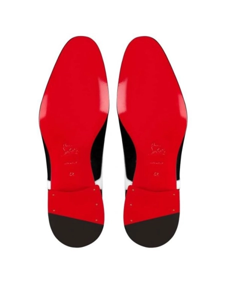 cheap Christian Louboutin Oxford Off and Gen Black white Patent sale