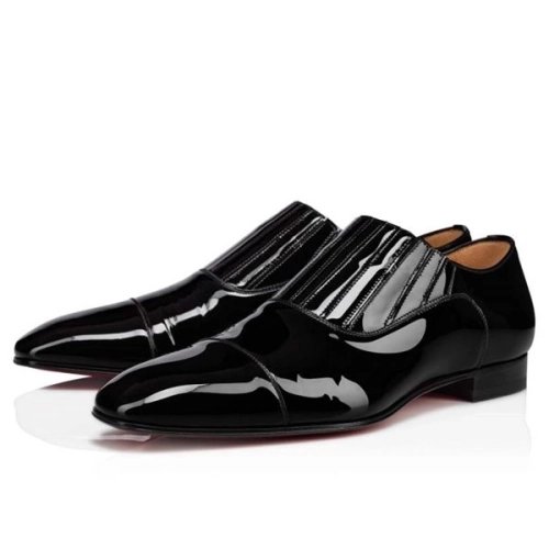 cheap Christian Louboutin Oxford Greg on Black Patent Calf sale