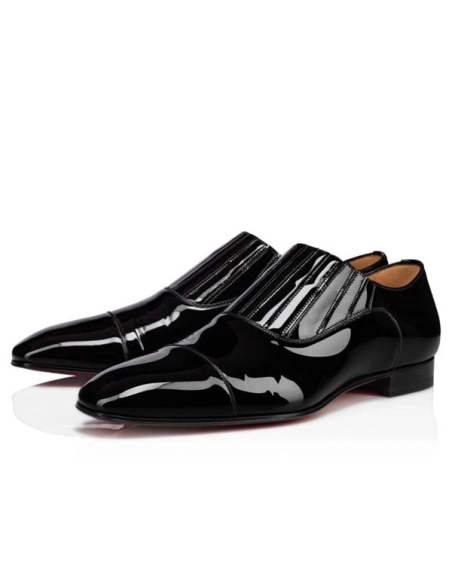 cheap Christian Louboutin Oxford Greg on Black Patent Calf sale