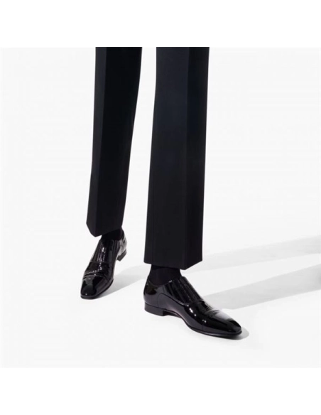 cheap Christian Louboutin Oxford Greg on Black Patent Calf sale