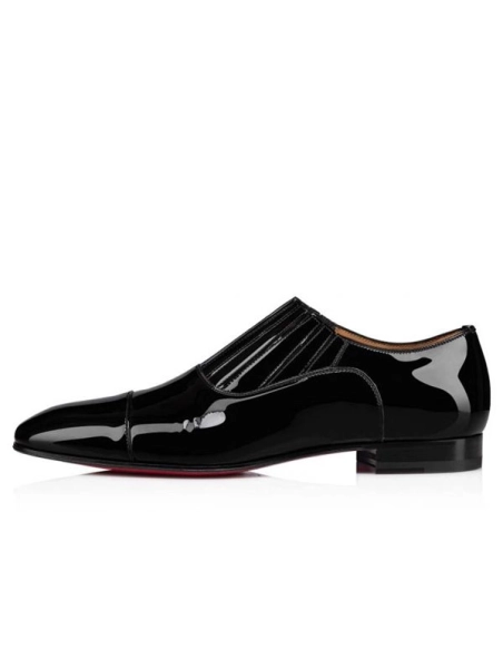 cheap Christian Louboutin Oxford Greg on Black Patent Calf sale