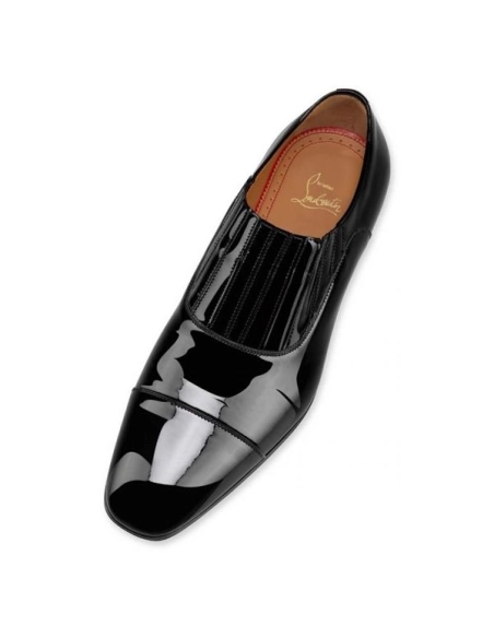 cheap Christian Louboutin Oxford Greg on Black Patent Calf sale