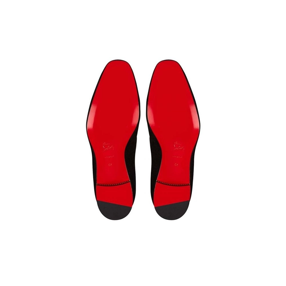 cheap Christian Louboutin Oxford Colonnaki Cruise Black Suede Leather sale