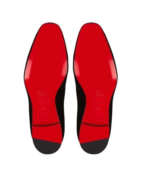 cheap Christian Louboutin Oxford Colonnaki Cruise Black Suede Leather sale