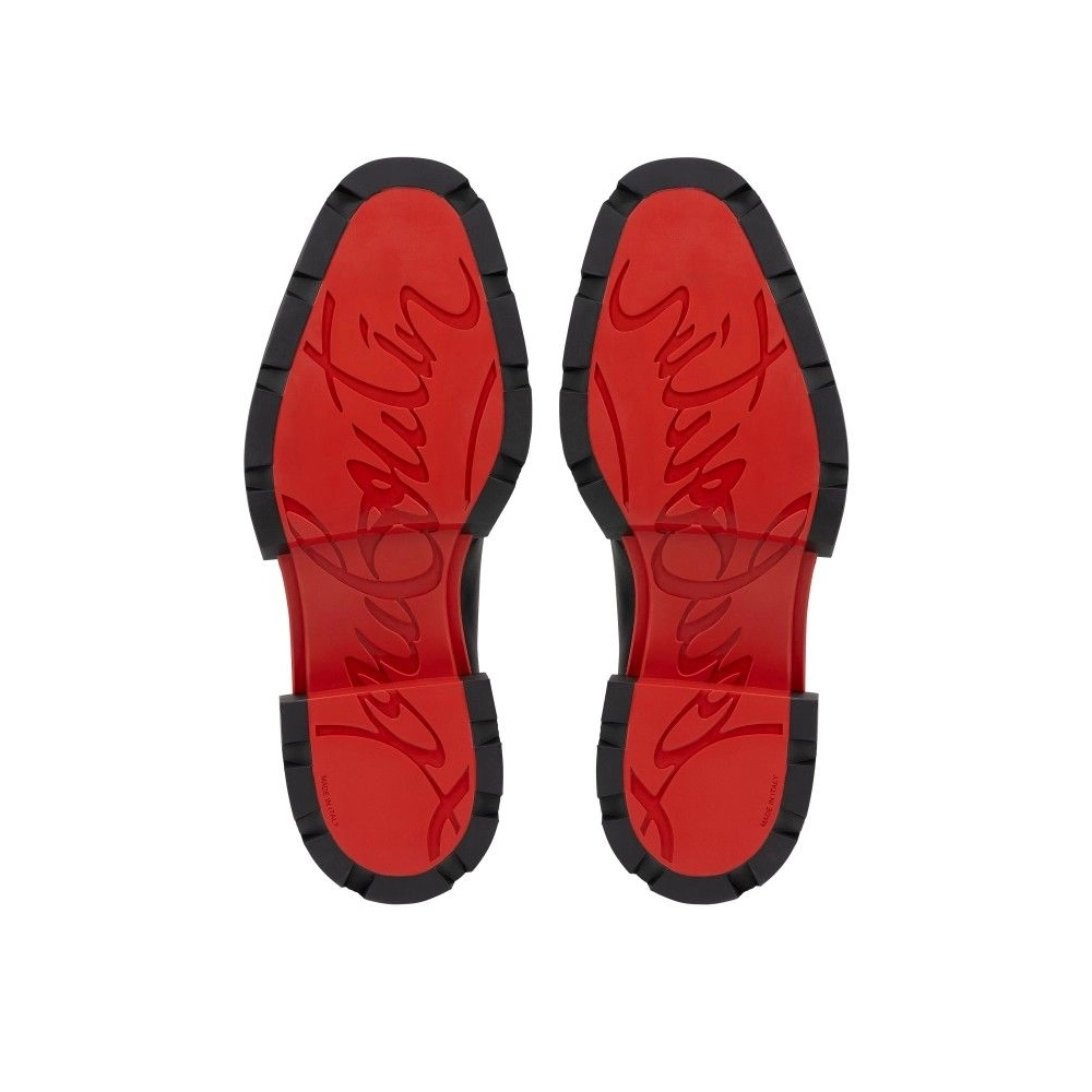 Fake Christian Louboutin Our Pabelito Derbies Calf Leather Black, Replica Christian Louboutin Shoes