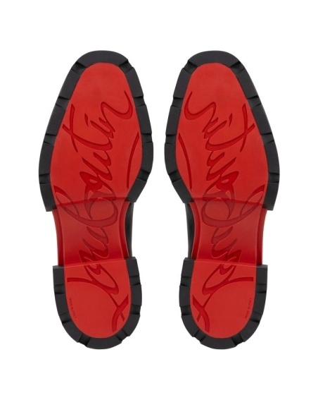 Fake Christian Louboutin Our Pabelito Derbies Calf Leather Black, Replica Christian Louboutin Shoes