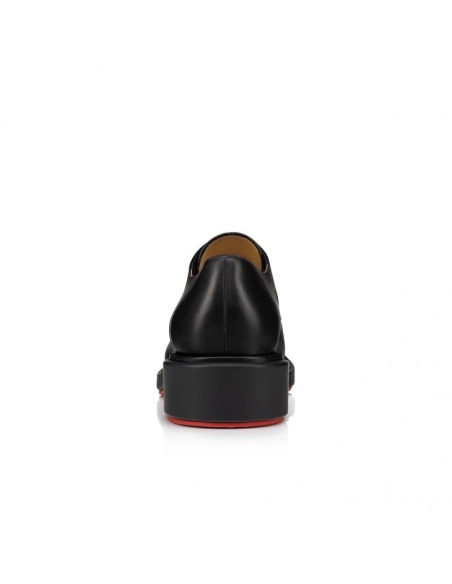 Knockoff Christian Louboutin Urbino Derbies Calf Leather Black, Replica Christian Louboutin Shoes