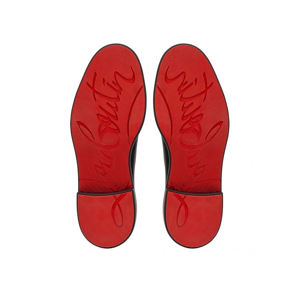 Knockoff Christian Louboutin Urbino Derbies Calf Leather Black, Replica Christian Louboutin Shoes