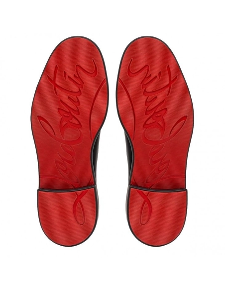 Knockoff Christian Louboutin Urbino Derbies Calf Leather Black, Replica Christian Louboutin Shoes