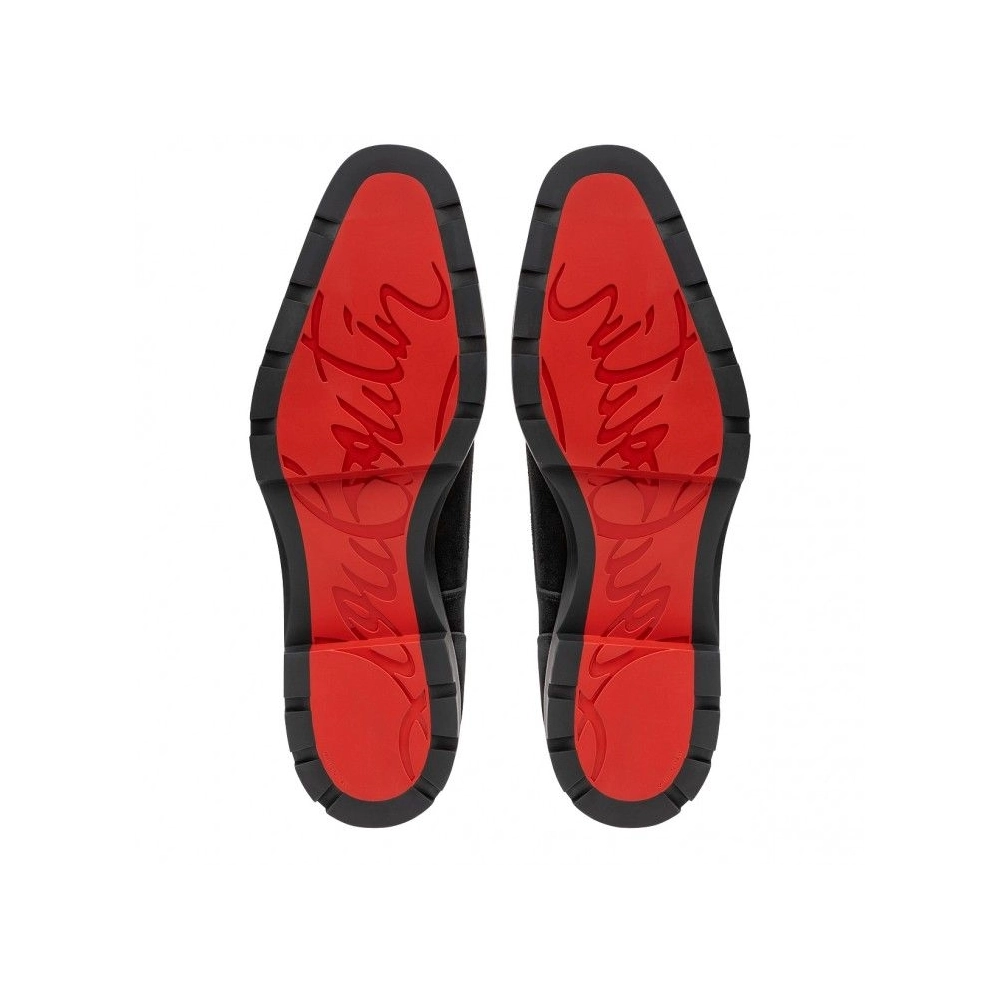 Cheap Christian Louboutin Davisol Derbies Leather Black, Discount Christian Louboutin Shoes Outlet Online