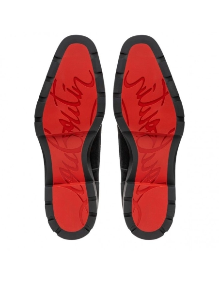 Cheap Christian Louboutin Davisol Derbies Leather Black, Discount Christian Louboutin Shoes Outlet Online