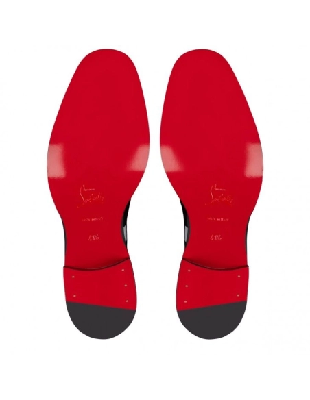 Discount Christian Louboutin Chambeliss Night Strass Derbies Patent Calf Leather Black, Cheap Christian Louboutin Shoes for Sale