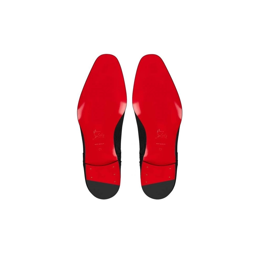 cheap Christian Louboutin Derby Eygeny Black Fabric sale