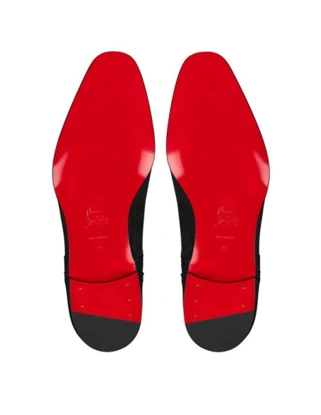 cheap Christian Louboutin Derby Eygeny Black Fabric sale