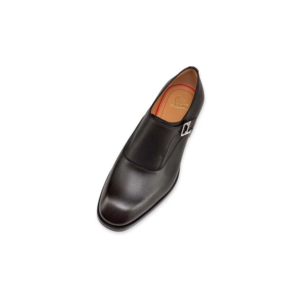 cheap Christian Louboutin Derby Johnbi Dark Brown Claf sale