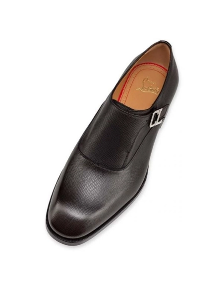 cheap Christian Louboutin Derby Johnbi Dark Brown Claf sale