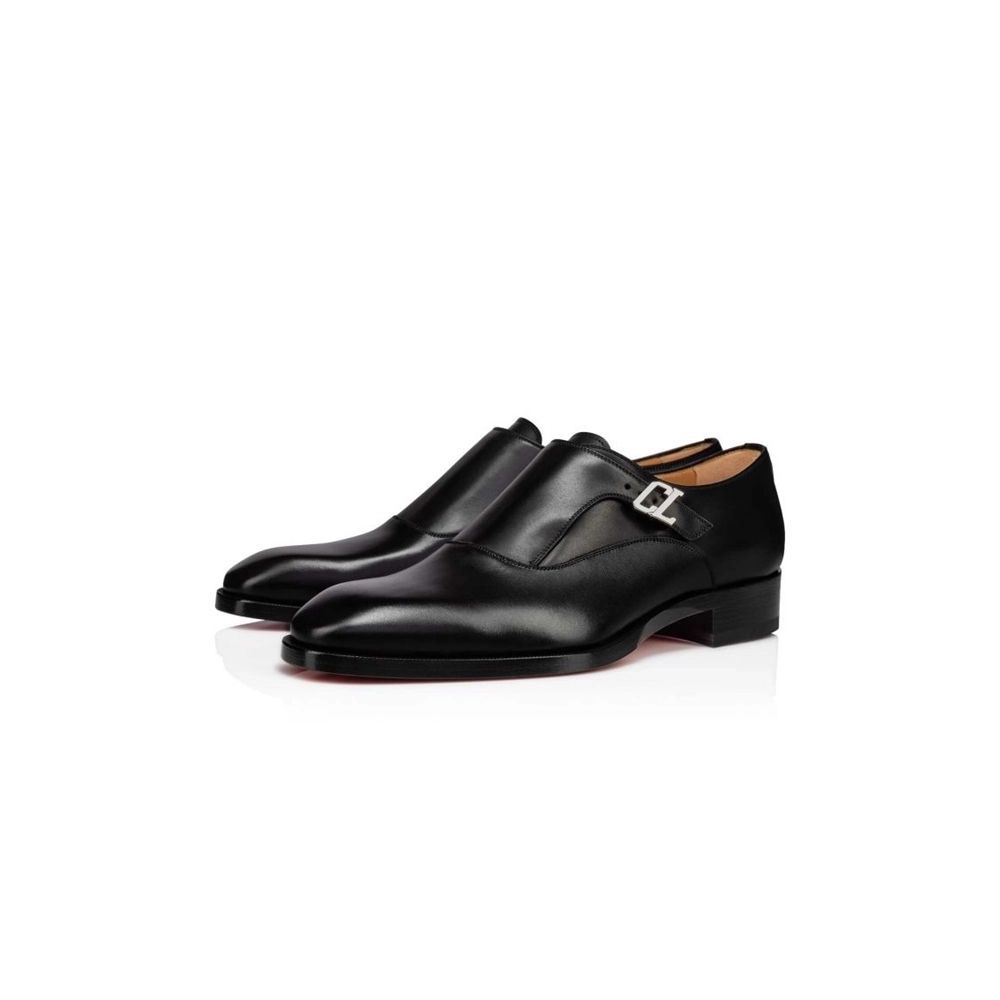 cheap Christian Louboutin Derby Johnbi Black Claf sale