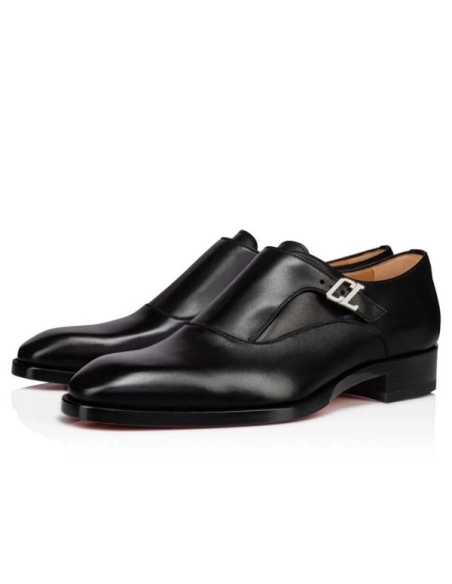 cheap Christian Louboutin Derby Johnbi Black Claf sale