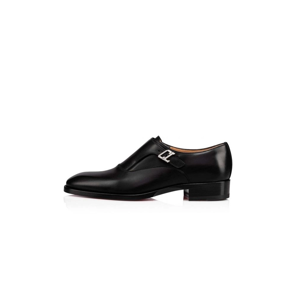 cheap Christian Louboutin Derby Johnbi Black Claf sale