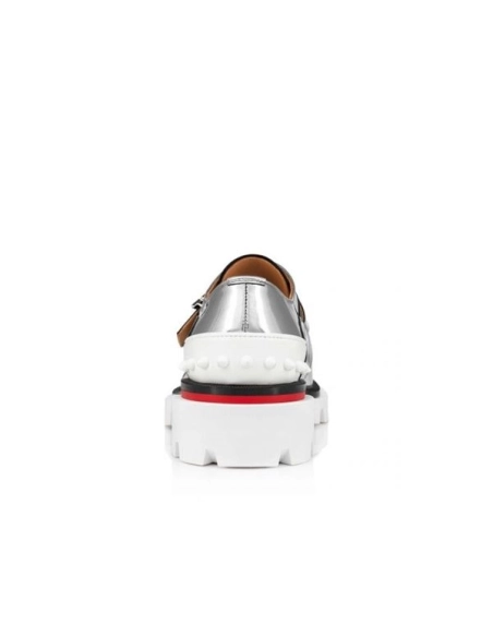 cheap Christian Louboutin Derby Our Georges Silver Antispecchio sale