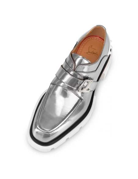 cheap Christian Louboutin Derby Our Georges Silver Antispecchio sale
