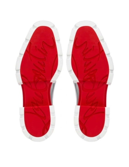 cheap Christian Louboutin Derby Our Georges Silver Antispecchio sale
