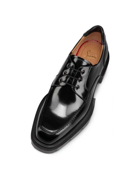 cheap Christian Louboutin Derby Our Georges Black Calf sale