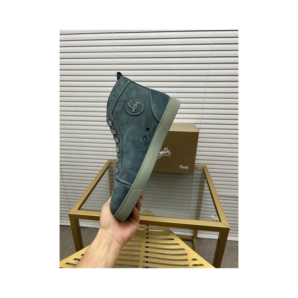 Cheap Christian Louboutin Louis Orlato High-Top Sneakers on Sale, Discount CL Shoes Outlet Store