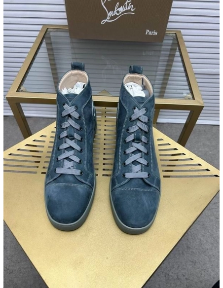 Cheap Christian Louboutin Louis Orlato High-Top Sneakers on Sale, Discount CL Shoes Outlet Store