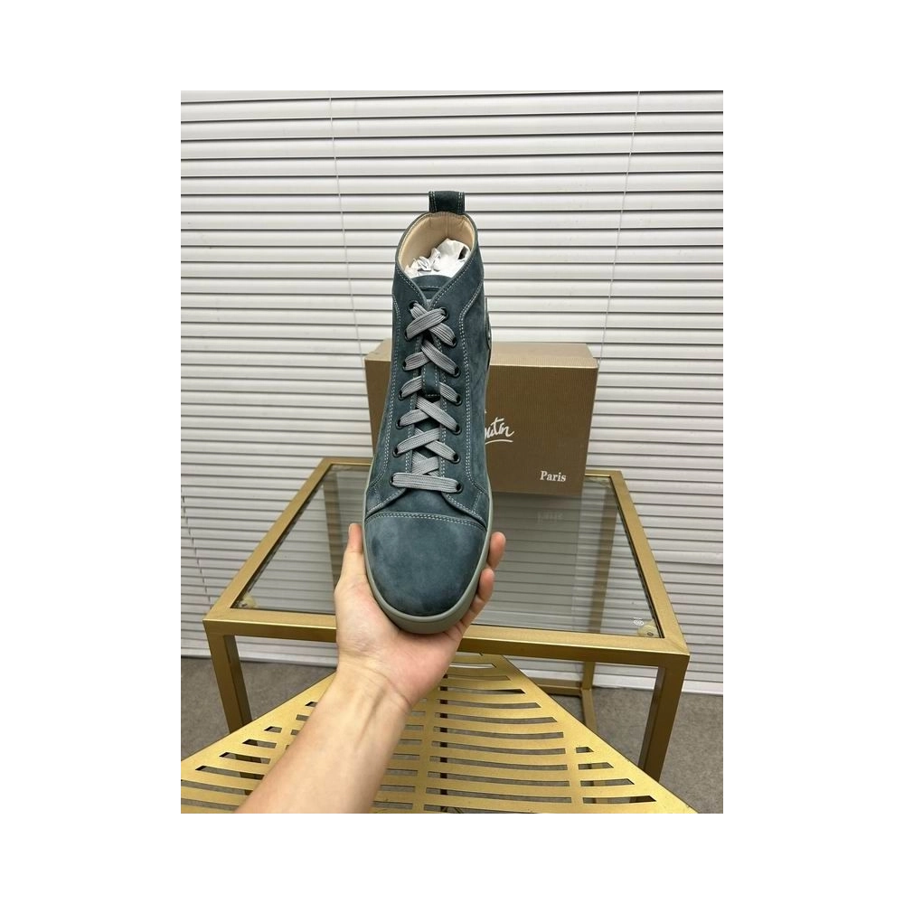Cheap Christian Louboutin Louis Orlato High-Top Sneakers on Sale, Discount CL Shoes Outlet Store