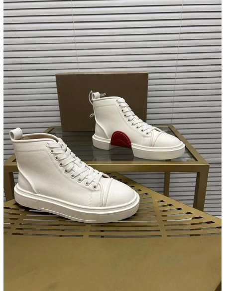 Fake Christian Louboutin Adolon High-Top Sneakers, Replica CL Shoes