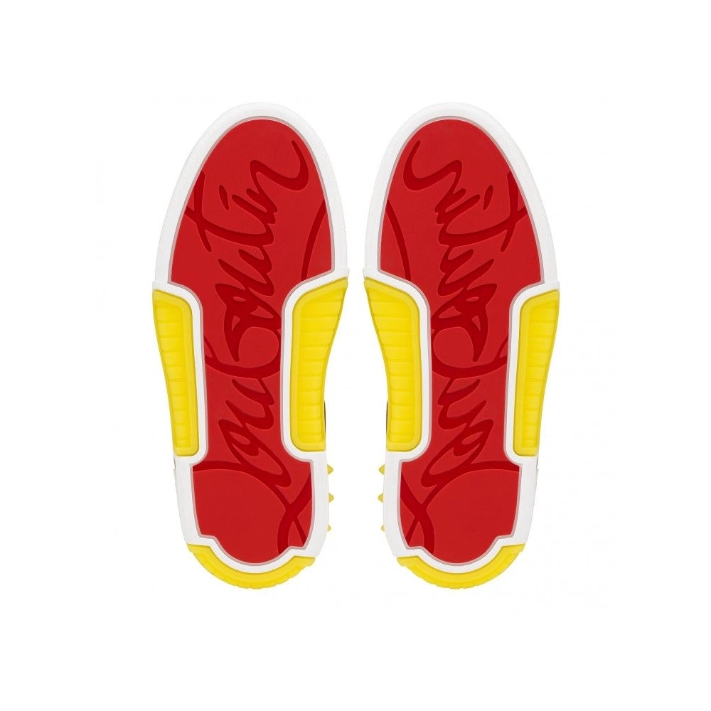 Cheap Christian Louboutin Astroloubi Mid High-Top Sneakers Multicolor on Sale, Discount CL Shoes Outlet Online