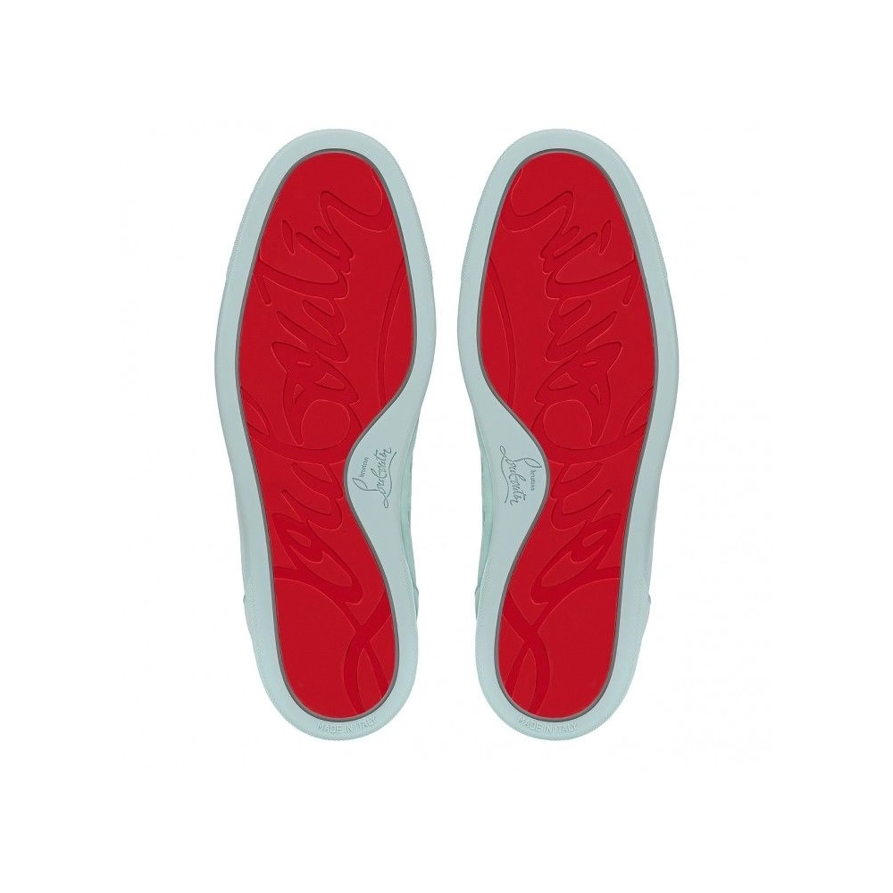 Discount Christian Louboutin Louis High-top sneakers Suede Iceberg Outlet, Cheap Christian Louboutin Shoes