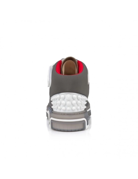 Cheap Christian Louboutin Astroloubi Mid High-Top Sneakers Calf Leather Multicolor on Sale, Discount Christian Louboutin Shoes