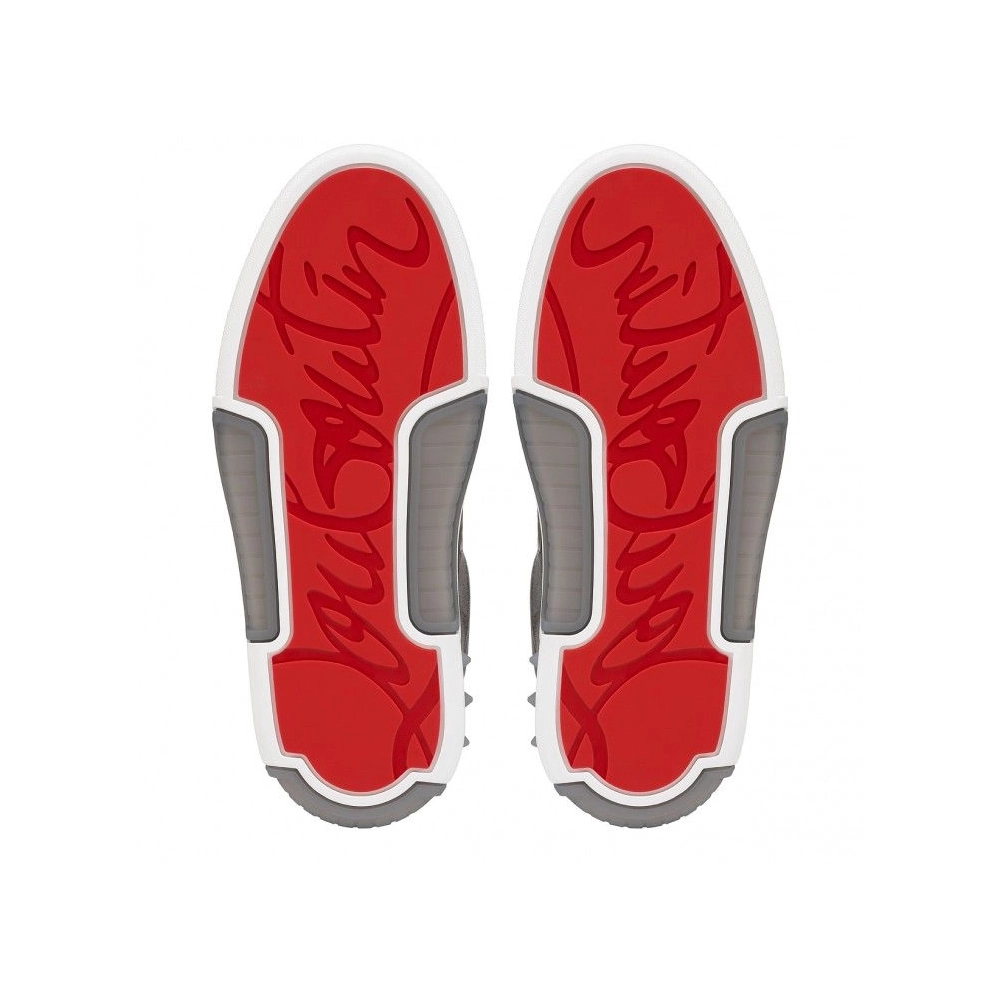 Cheap Christian Louboutin Astroloubi Mid High-Top Sneakers Calf Leather Multicolor on Sale, Discount Christian Louboutin Shoes