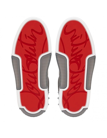 Cheap Christian Louboutin Astroloubi Mid High-Top Sneakers Calf Leather Multicolor on Sale, Discount Christian Louboutin Shoes
