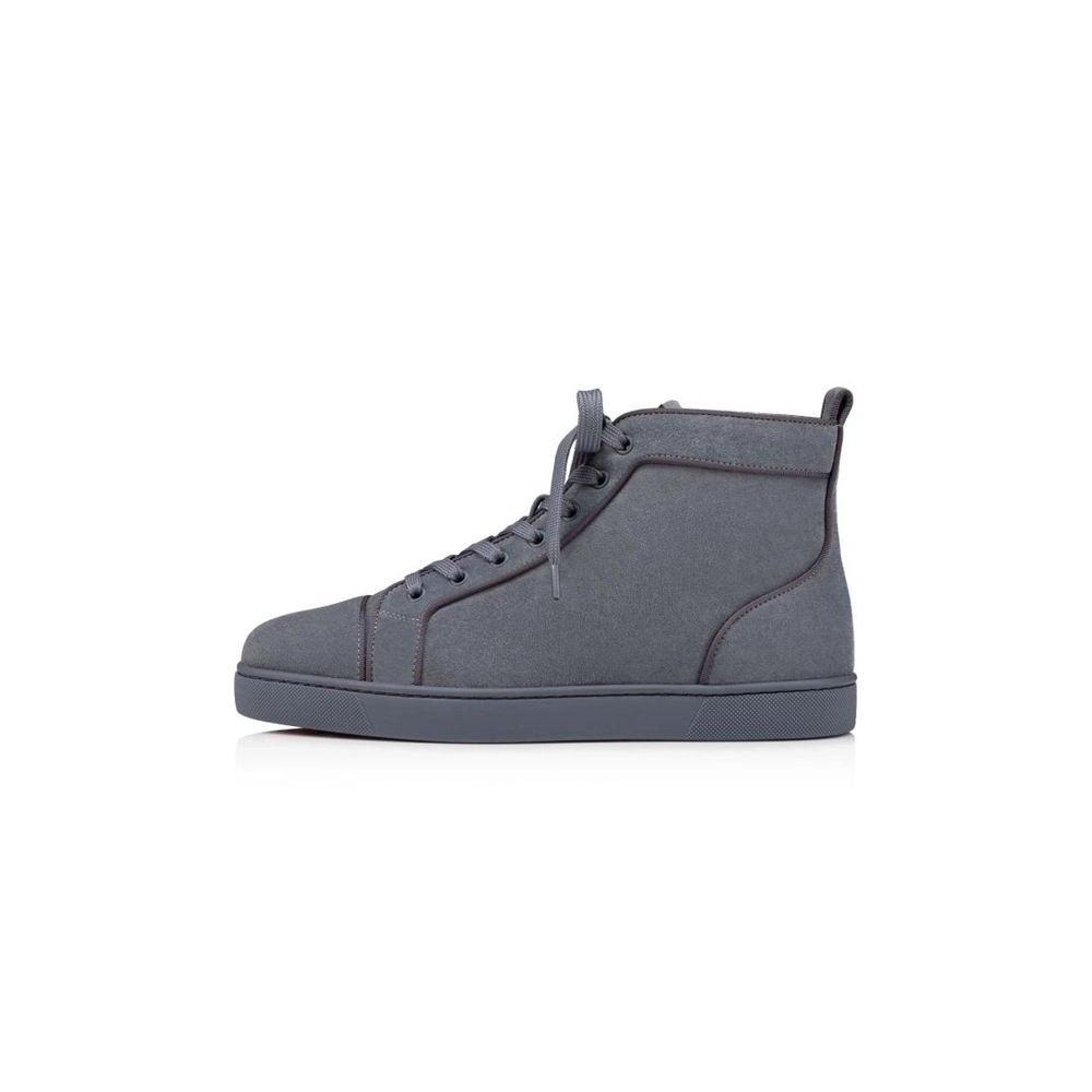 cheap Christian Louboutin High-top Louis Oralto Vida Top Islande Grey Calf sale