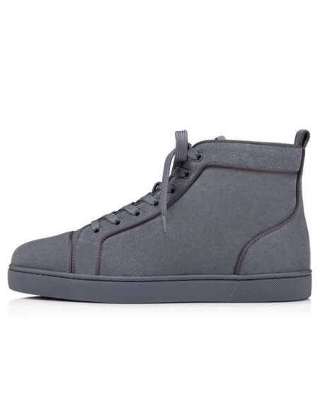 cheap Christian Louboutin High-top Louis Oralto Vida Top Islande Grey Calf sale