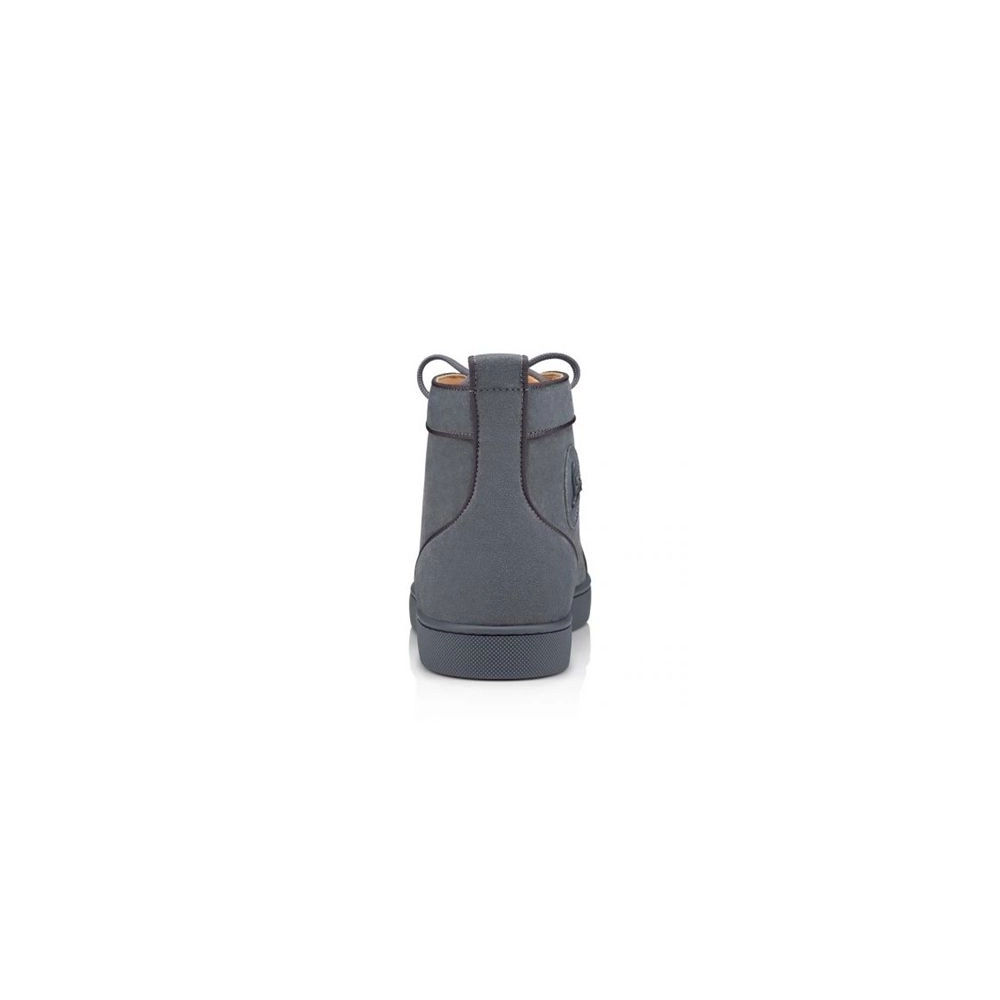 cheap Christian Louboutin High-top Louis Oralto Vida Top Islande Grey Calf sale
