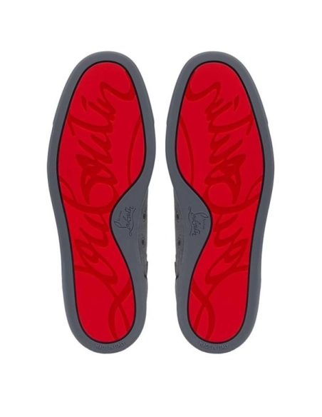 cheap Christian Louboutin High-top Louis Oralto Vida Top Islande Grey Calf sale