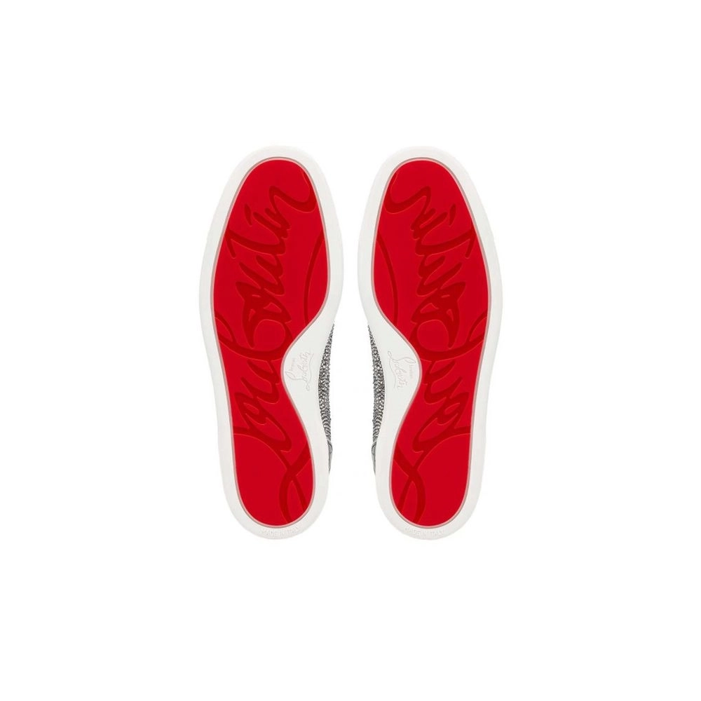 cheap Christian Louboutin High-top Lou Pik Pik 2 Black mix Black Suede sale