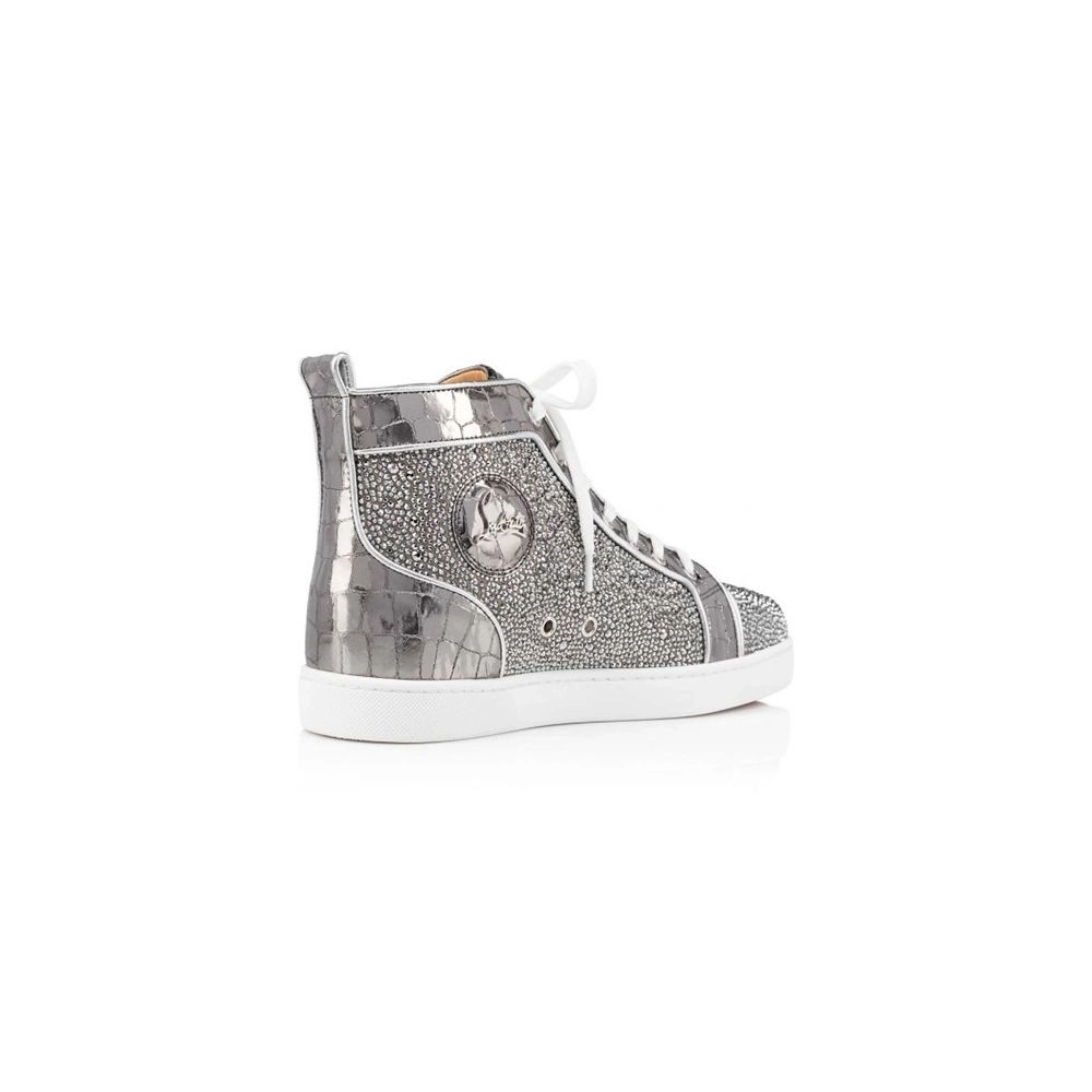 cheap Christian Louboutin Louis Silver cry Lt Chrome Strass sale