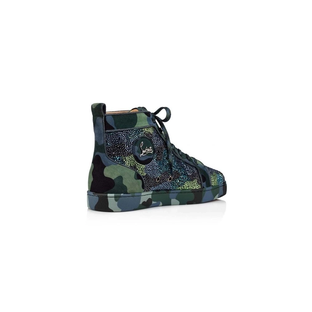 cheap Christian Louboutin Louis Orlato Mix Camouloubi multi Veau Velours sale